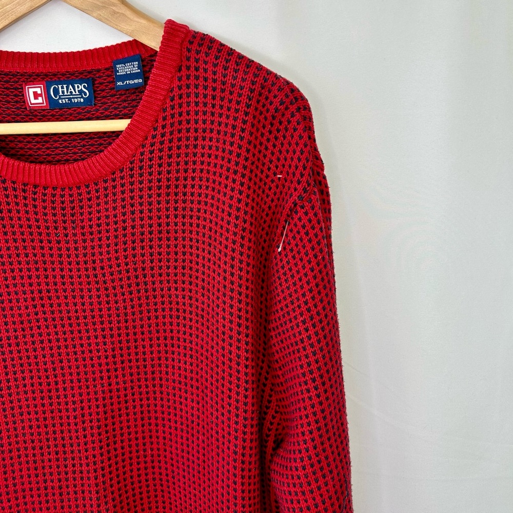 Chaps knit grandpa sweater